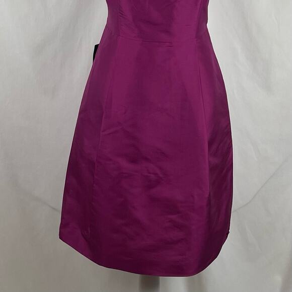 Ann Taylor Women’s Pink Pure Silk Event Party Quiet Luxury Dress NWT Size 6 - Picture 4 of 14